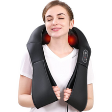 Load image into Gallery viewer, Heated Shiatsu Neck And Shoulder Deep Tissue Pressure Point Massager
