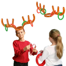 Load image into Gallery viewer, Reindeer Antler Ring Toss Christmas Game

