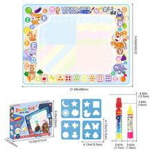 Load image into Gallery viewer, Magic Reusable Doodle Mat - No Mess Coloring Board for Kids
