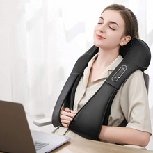 Load image into Gallery viewer, Heated Shiatsu Neck And Shoulder Deep Tissue Pressure Point Massager

