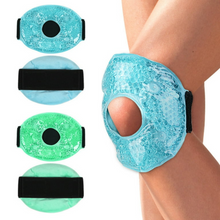 Load image into Gallery viewer, Strap On Hot or Cold Gel Knee Compress
