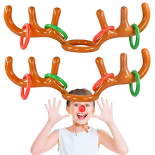 Load image into Gallery viewer, Reindeer Antler Ring Toss Christmas Game
