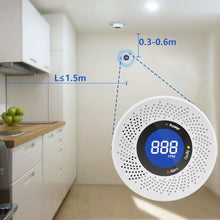 Load image into Gallery viewer, Carbon Monoxide Detector CO Alarm Smoke Safety Combo
