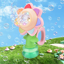 Load image into Gallery viewer, Dancing Sunflower LED Bubble Maker Toy
