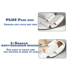 Load image into Gallery viewer, Baby Wedge Side Sleeping Pillow Bed Reflux Anti Roll Newborn Bed
