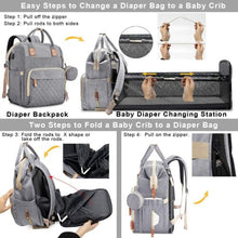 Load image into Gallery viewer, Changing bag - Travelling baby cot
