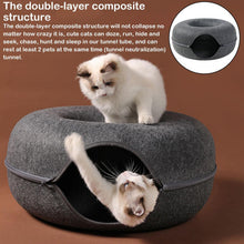 Load image into Gallery viewer, Tunnel Interactive Cat Bed
