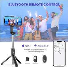 Load image into Gallery viewer, 6 In 1 Wireless Bluetooth Selfie Stick With Fill Light
