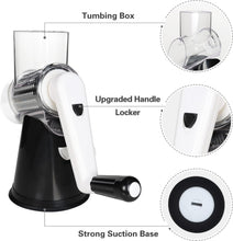 Load image into Gallery viewer, Rotary Cheese Vegetable Manual Grater

