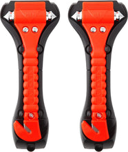 Load image into Gallery viewer, Car Safety Hammer Set Of 2 Emergency Escape Tool Auto Car Window Glass Hammer Breaker And Seat Belt Cutter
