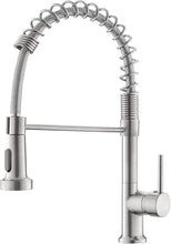 Load image into Gallery viewer, Single-Hole Spring Kitchen Faucet With Pull-Down Sprayer

