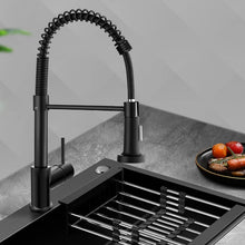 Load image into Gallery viewer, Single-Hole Spring Kitchen Faucet With Pull-Down Sprayer
