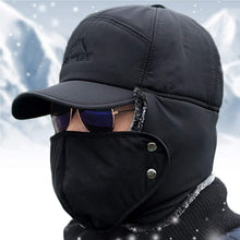 Load image into Gallery viewer, Premium Mens Winter Cold Weather Snow Hat With Ear Flaps And Brim
