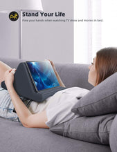 Load image into Gallery viewer, Tablet Pillow Stand Works With All Tablets
