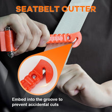 Load image into Gallery viewer, Car Safety Hammer Set Of 2 Emergency Escape Tool Auto Car Window Glass Hammer Breaker And Seat Belt Cutter
