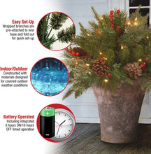 Load image into Gallery viewer, Pre-lit Artificial Christmas Tree Feel Real Urn Filler
