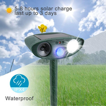 Load image into Gallery viewer, Dog Outdoor Solar Ultrasonic Repeller - Get Rid of Dogs in 48 Hours or It's FREE

