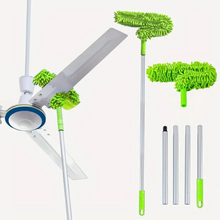 Load image into Gallery viewer, Flexible Extendable High Reach Microfiber Ceiling Fan Duster
