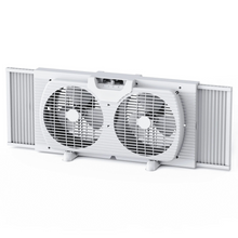 Load image into Gallery viewer, InstaBreeze Powerful Twin Window Cooling Fan System
