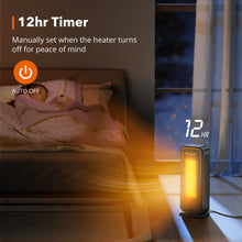 Load image into Gallery viewer, Space Heater Indoor Portable Office Heater Adjustable Thermostat 1500W

