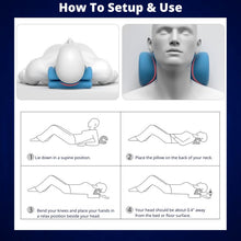 Load image into Gallery viewer, Neck Stretcher Cervical Chiropractic Traction Device Pillow for Pain Relief
