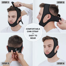 Load image into Gallery viewer, Anti Snoring Chin Strap for Sleep Apnea
