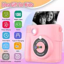 Load image into Gallery viewer, Digital Instant Print Portable Camera For Kids
