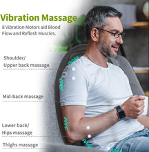Load image into Gallery viewer, Chair And Car Seat Massage Cushion Pad With Heat
