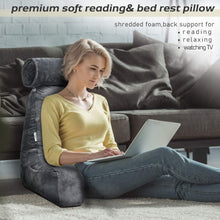 Load image into Gallery viewer, Reading Bed Pillow with Arms
