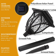 Load image into Gallery viewer, 6 Pack Led Solar Pathway Garden Lights Outdoor
