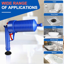 Load image into Gallery viewer, Drain Blaster Air Toilet Sink Plunger Gun Drain Clog Remover Tool
