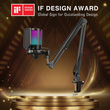 Load image into Gallery viewer, Gaming PC Microphone Podcast Condenser Mic
