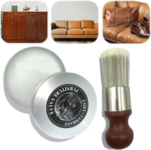 Load image into Gallery viewer, Furniture Salve And Brush For Leather And Wood
