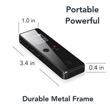 Load image into Gallery viewer, Professional Digital Voice Recorder | Audio Sound Recorder | Auto Saving Files with Built-in Speaker
