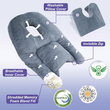 Load image into Gallery viewer, Face Down Pillow After Bbl Or Eye Surgery Stomach Sleeping Pillow
