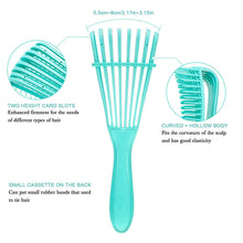 Load image into Gallery viewer, 2 Pieces Detangling Brush for Afro America African Hair Textured 3a to 4c
