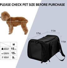 Load image into Gallery viewer, Dog Bag Carrier For Small Medium Cats Dogs Puppies Up To 15 Lbs
