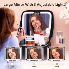 Load image into Gallery viewer, Makeup Bag with Mirror and Lights
