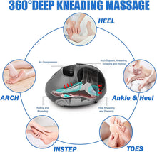Load image into Gallery viewer, Shiatsu Electric Foot Massager With Heat
