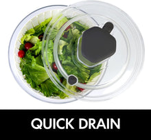 Load image into Gallery viewer, One-Handed Large Lettuce Salad Spinner
