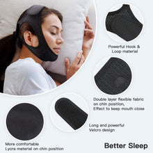 Load image into Gallery viewer, Anti Snoring Chin Strap for Sleep Apnea
