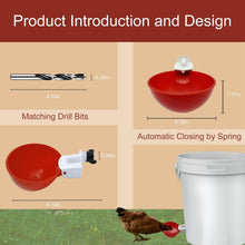 Load image into Gallery viewer, 10 Pcs Chicken Waterer
