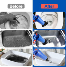 Load image into Gallery viewer, Drain Blaster Air Toilet Sink Plunger Gun Drain Clog Remover Tool
