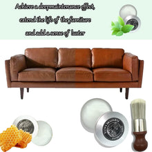 Load image into Gallery viewer, Furniture Salve And Brush For Leather And Wood
