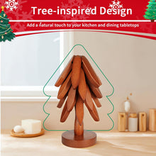 Load image into Gallery viewer, Wooden Trivets For Hot Dishes
