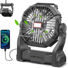 Load image into Gallery viewer, Portable Rechargeable Camping Fan
