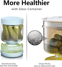Load image into Gallery viewer, Glass Pickle Separator Jar
