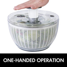Load image into Gallery viewer, One-Handed Large Lettuce Salad Spinner

