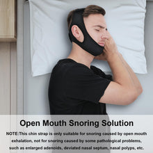 Load image into Gallery viewer, Anti Snoring Chin Strap for Sleep Apnea
