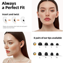 Load image into Gallery viewer, Reusable Noise Cancelling Ear Plugs For Sleeping Focus And Travel
